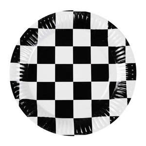 Set 10 Paper Plates Racing (23 cm)