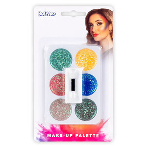 Set make up pallette glitter