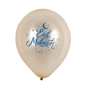 6 Latex ballonnen eid mubarak