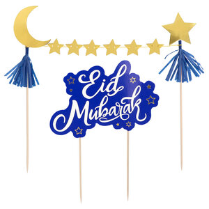 St. Taartdecoratie kit 'Eid Mubarak'