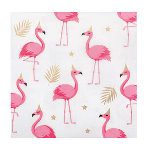 Set 20 Paper Napkins Flamingo (33 x 33 cm)