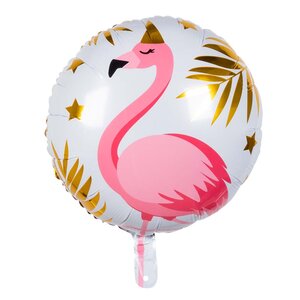 St. Folieballon Flamingo dubbelzijdig (¯ 45 cm)
