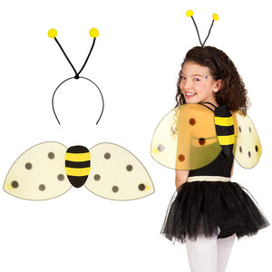 Set Honeybee (tiara and wings)