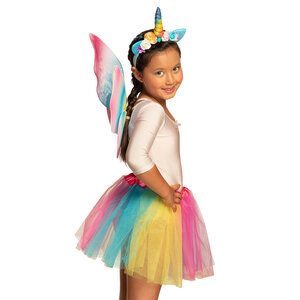 Set Unicorn fairy (tiara, wings and tutu)