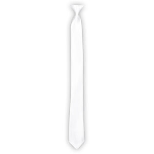 Pc. Tie Shiny white (50 cm)