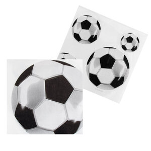 Set 20 Paper Napkins Football (33 x 33 cm)