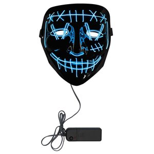 LED Masker Killer Smile Blauw