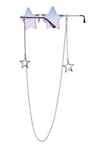 Bril sterren met ketting