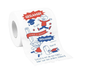 Toiletpapier - Geslaagd school