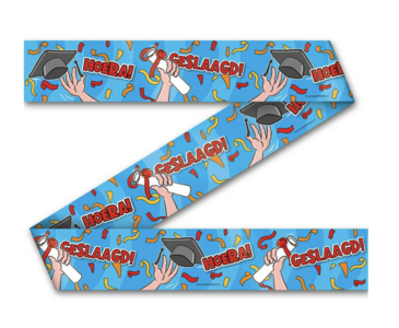 tape geslaagd cartoon