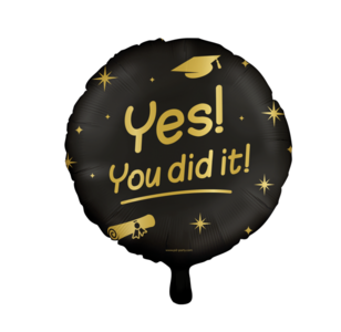 Folieballon you did it