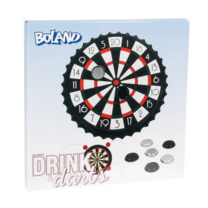 Set Drinking game Drink & dart (dart board 25cm, 6 beer caps)