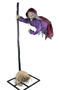Zwevende heks 195 cm animatronic