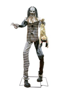 Sinistere clown animatronic 240 cm