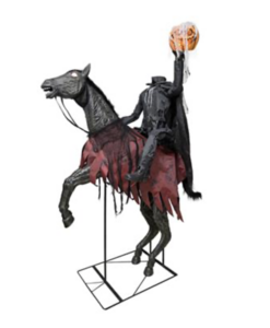 Ruiter zonder hoofd 210 cm animatronic
