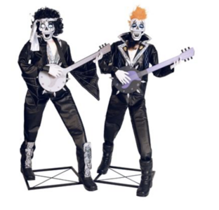 Punkrock skeletduo 185 cm animatronic