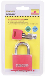 Hangslot alu 40 mm