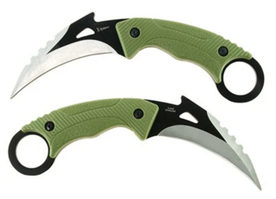 X-Treme Fixed Karambit Green