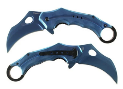 X-Treme Karambit Blue Ti Steel