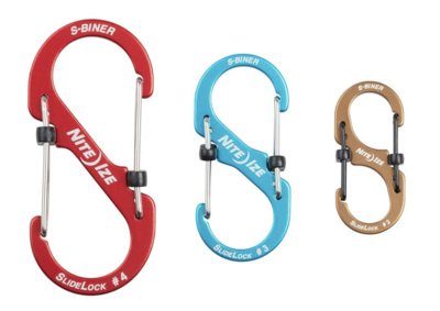 Nite Ize S-Biner Karabijnhaak Slidelock Aluminium 3-pack