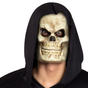 PVC gezichtsmasker Doodshoofd met beweegbare kaak