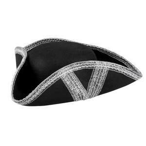 Piratenhoed Royal fortune zilver