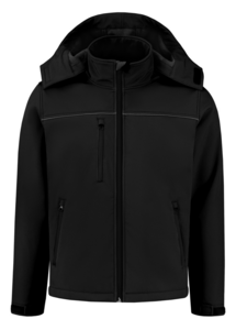 Softshell basic met capuchon