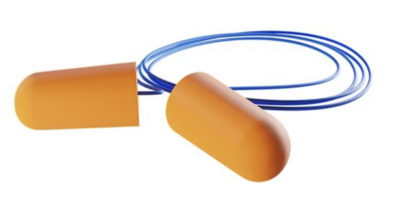 Safety Jogger ARUSHA CORDED Oordoppen met koord oranje, doos à 100 stuks