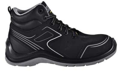 Safety Jogger FLOW MID S3S ESD SC SR CI FO mid zwart