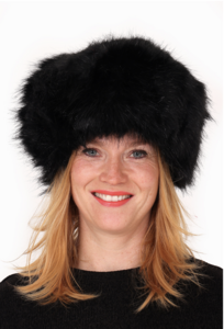 Bontmuts luxe zwart