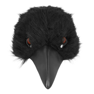 pluchen masker kraai