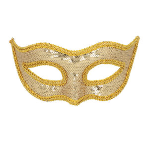 Eye mask Venice sequins gold