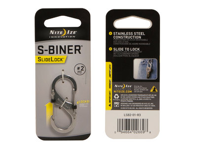 Nite Ize S-Biner #2 Slidelock Stainless