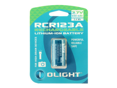 Olight RCR123A 3,7V 650mAh rechargeable