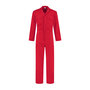 Kinderoverall polyester/katoen rood