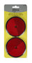 Reflector rond rood 85 mm 2 dlg