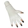 Vingerloze handschoen wit