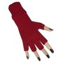 Vingerloze handschoen rood