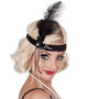 St. Hoofdband Flapper zwart