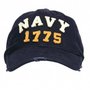 Baseball cap stone washed navy 1775 Blauw