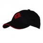 Baseball cap Fostex rood logo Zwart