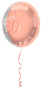 45cm trans/blush 80 year