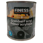 FINESS Grondverf Acryl Acryl bi  750 ml Zwart