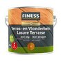 FINESS Terras en vlonderbeits anti-slip  bu 2,5 L Teak