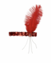 Pc. Headband Flapper red