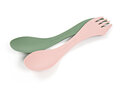 LMF Spork Bio Medium 2-Pack SandyGreen/DustyPink