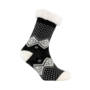 Home sokken zwart/wit/donker grijs