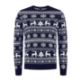 Sweater Scandinavia dark blue/white