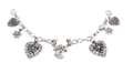 Dirndlketting met strass-hangertjes