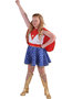 Super girl ,jurk met cape .